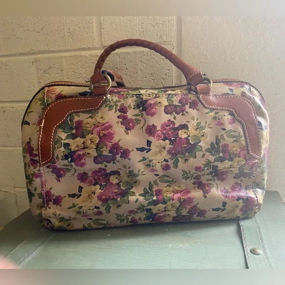 PATRICIA NASH ANTIQUR ROSE SATCHEL EUC - Picture 4 of 9